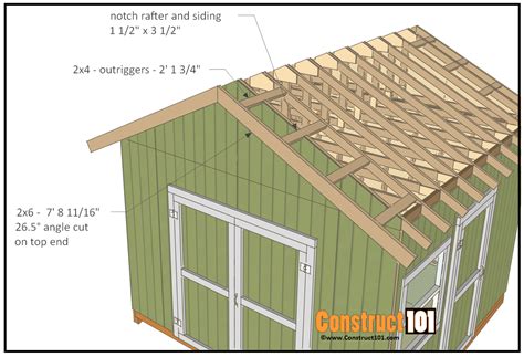 roof trusses for 12x12 shed